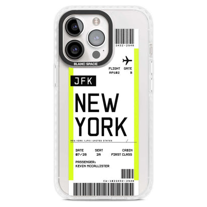 Personalised New York Boarding Pass
