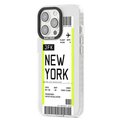Personalised New York Boarding Pass