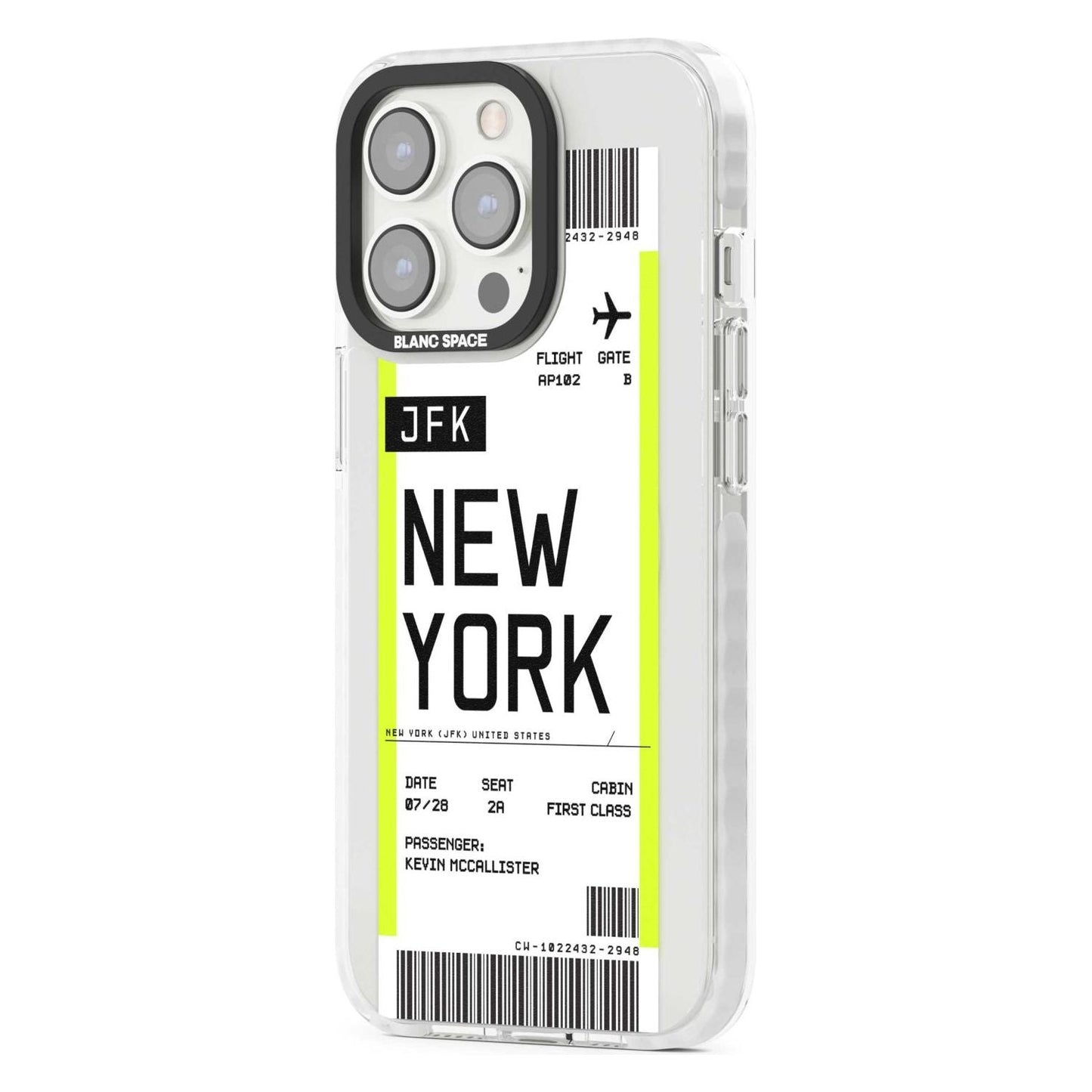 Personalised New York Boarding Pass