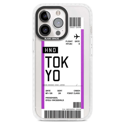 Personalised Tokyo Boarding Pass