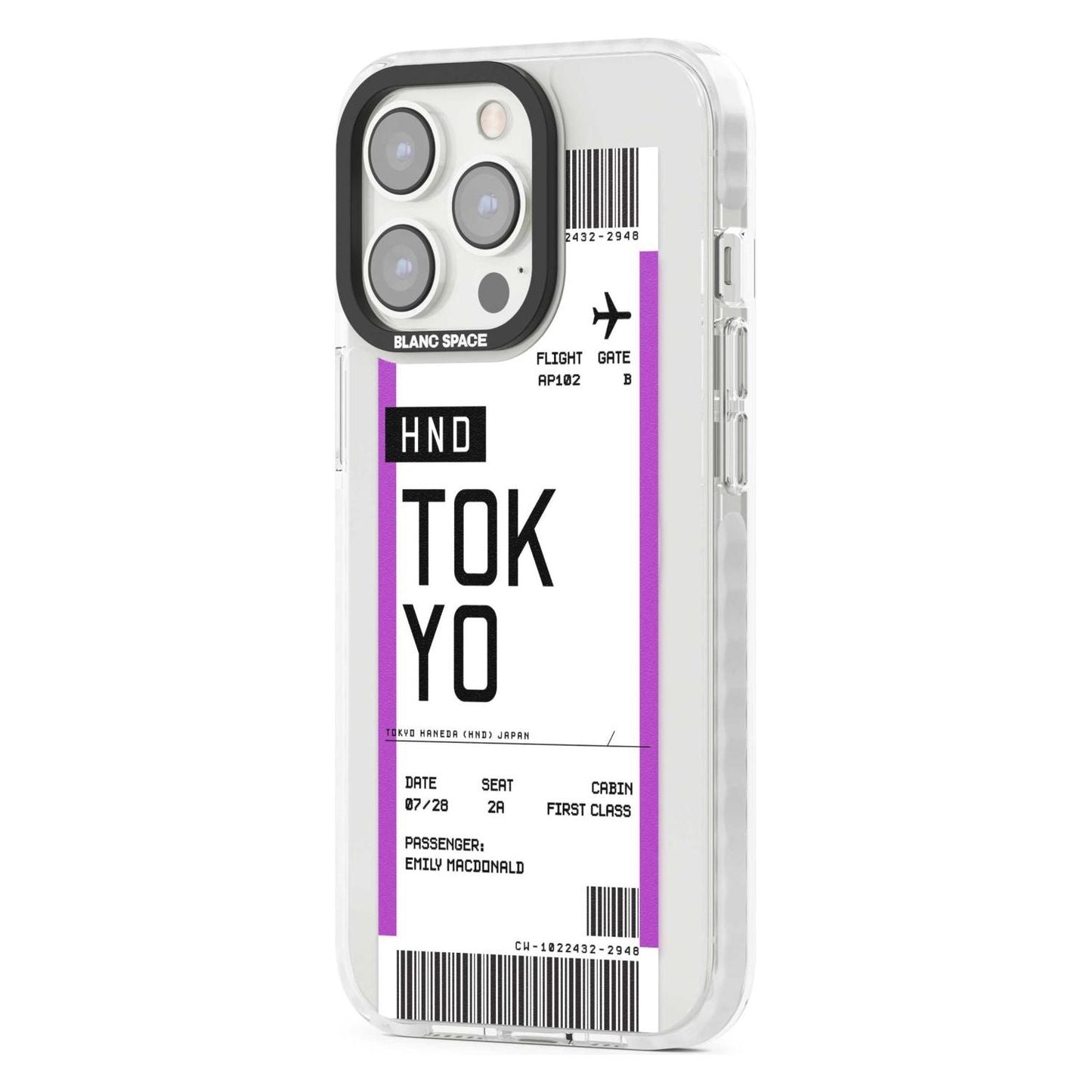 Personalised Tokyo Boarding Pass