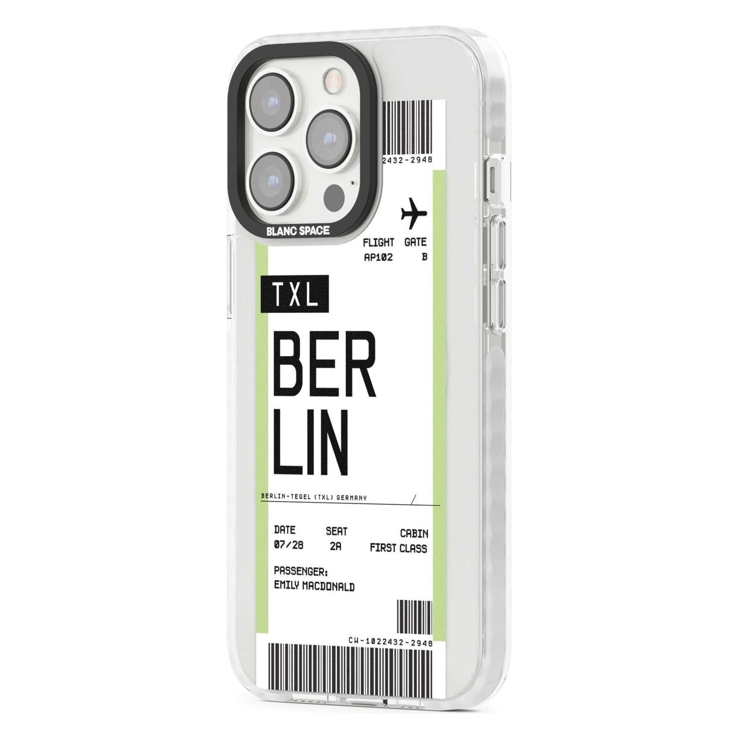 Personalised Berlin Boarding Pass
