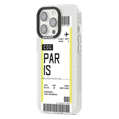 Personalised Paris Boarding Pass