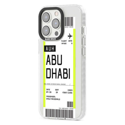 Personalised Abu Dhabi Boarding Pass