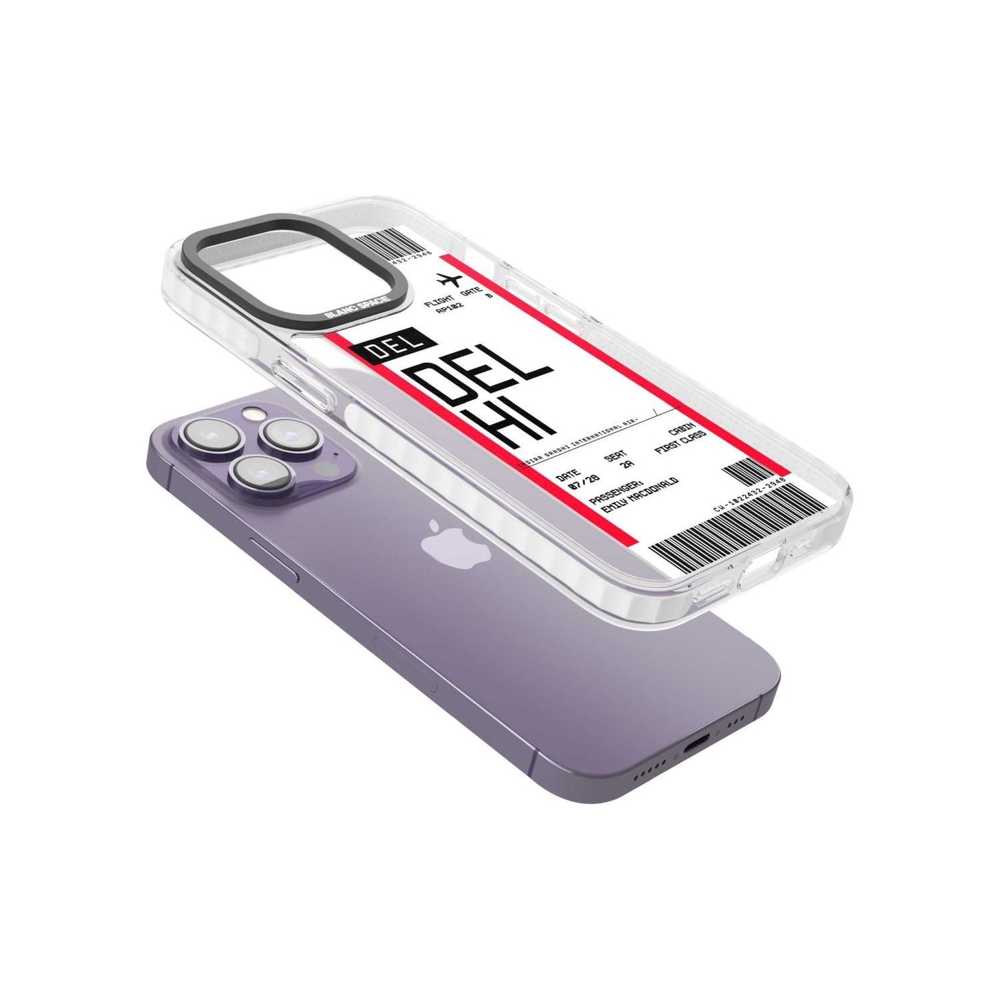 Personalised Delhi Boarding Pass