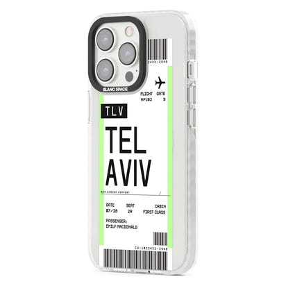 Personalisierte Bordkarte für Tel Aviv
