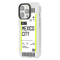 Carte d'embarquement personnalisée pour Mexico
