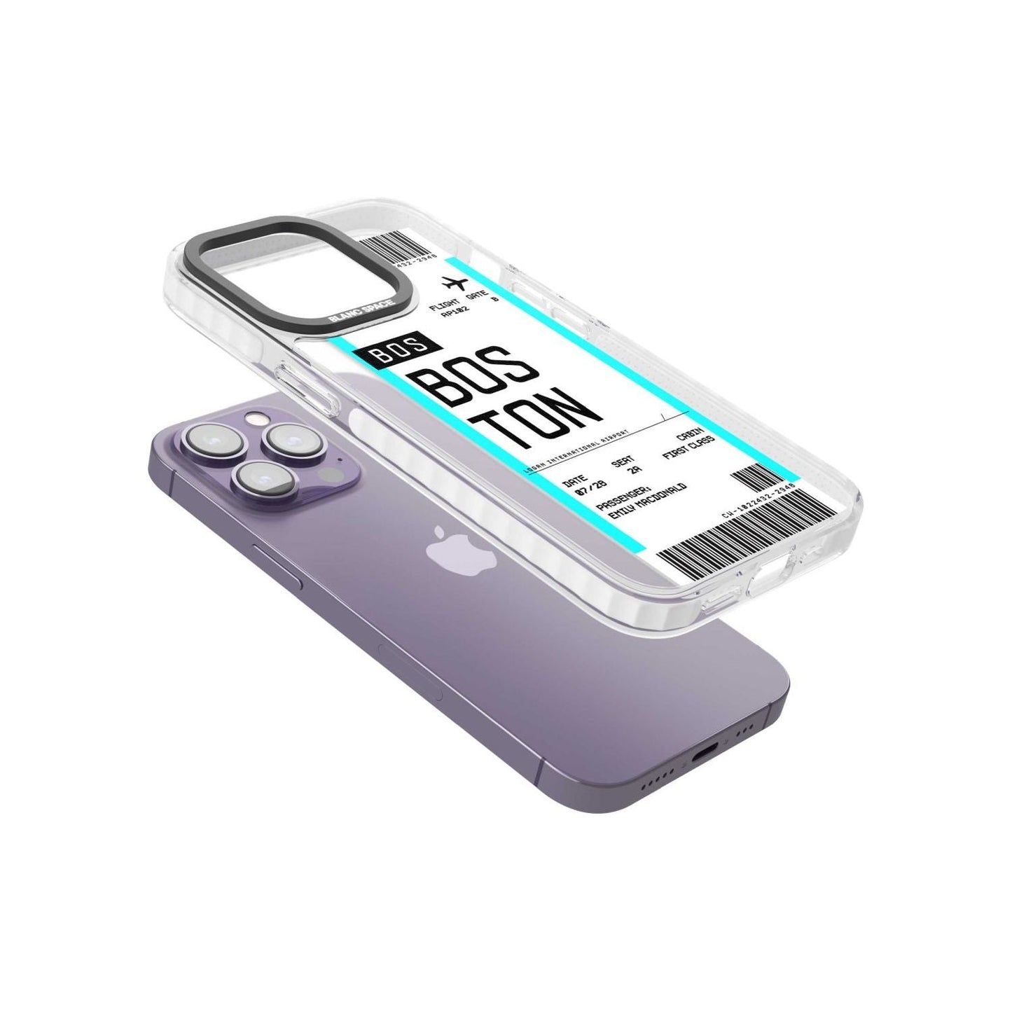 Personalised Boston Boarding Pass