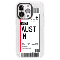 Personalised Austin Boarding Pass