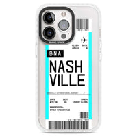 Carte d'embarquement personnalisée pour Nashville