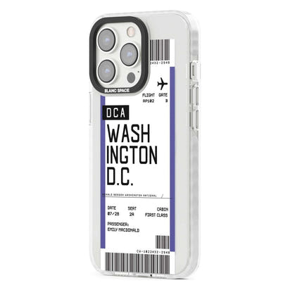 Personalised Washington D.C. Boarding Pass
