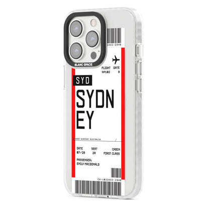 Personalised Sydney Boarding Pass