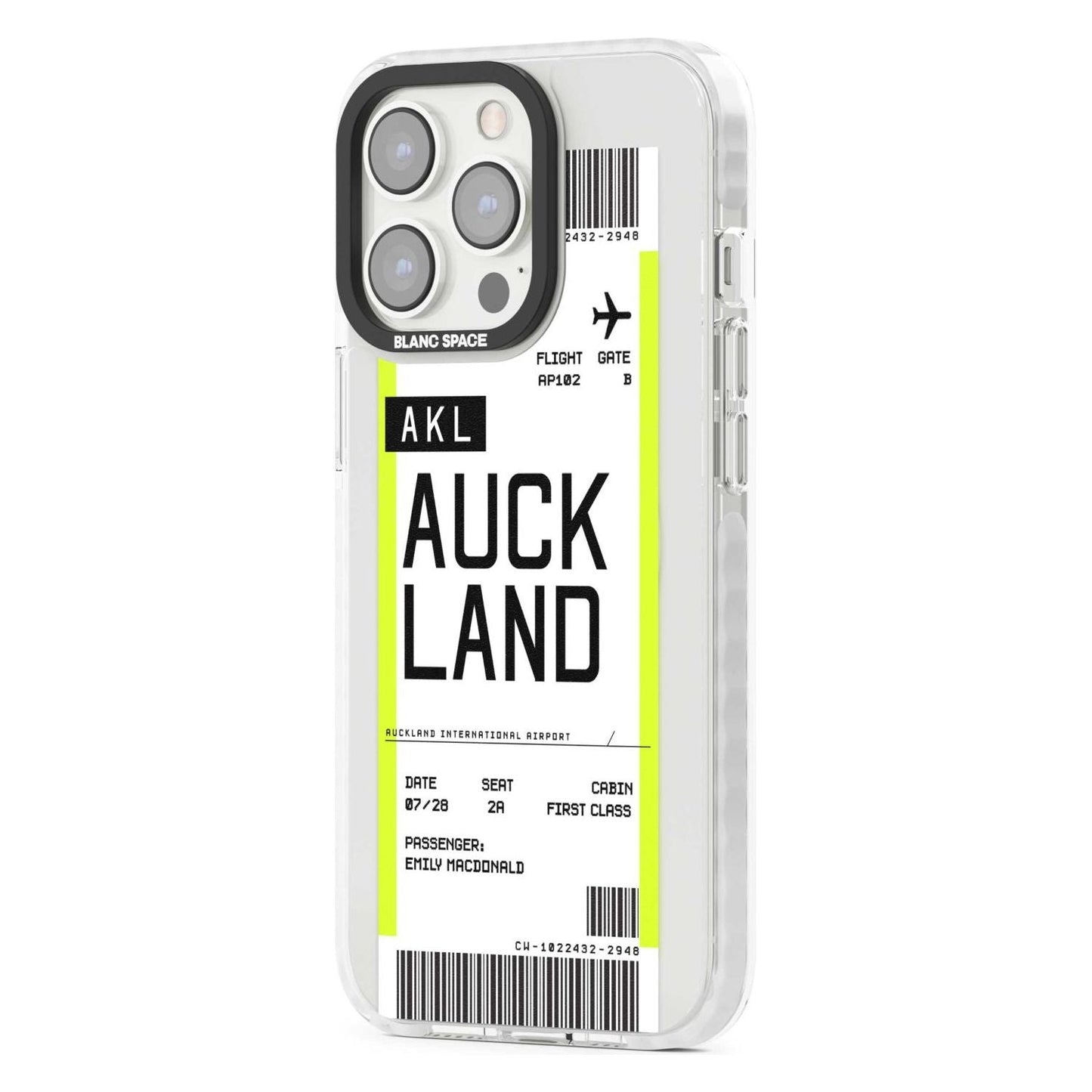 Personalised Auckland Boarding Pass