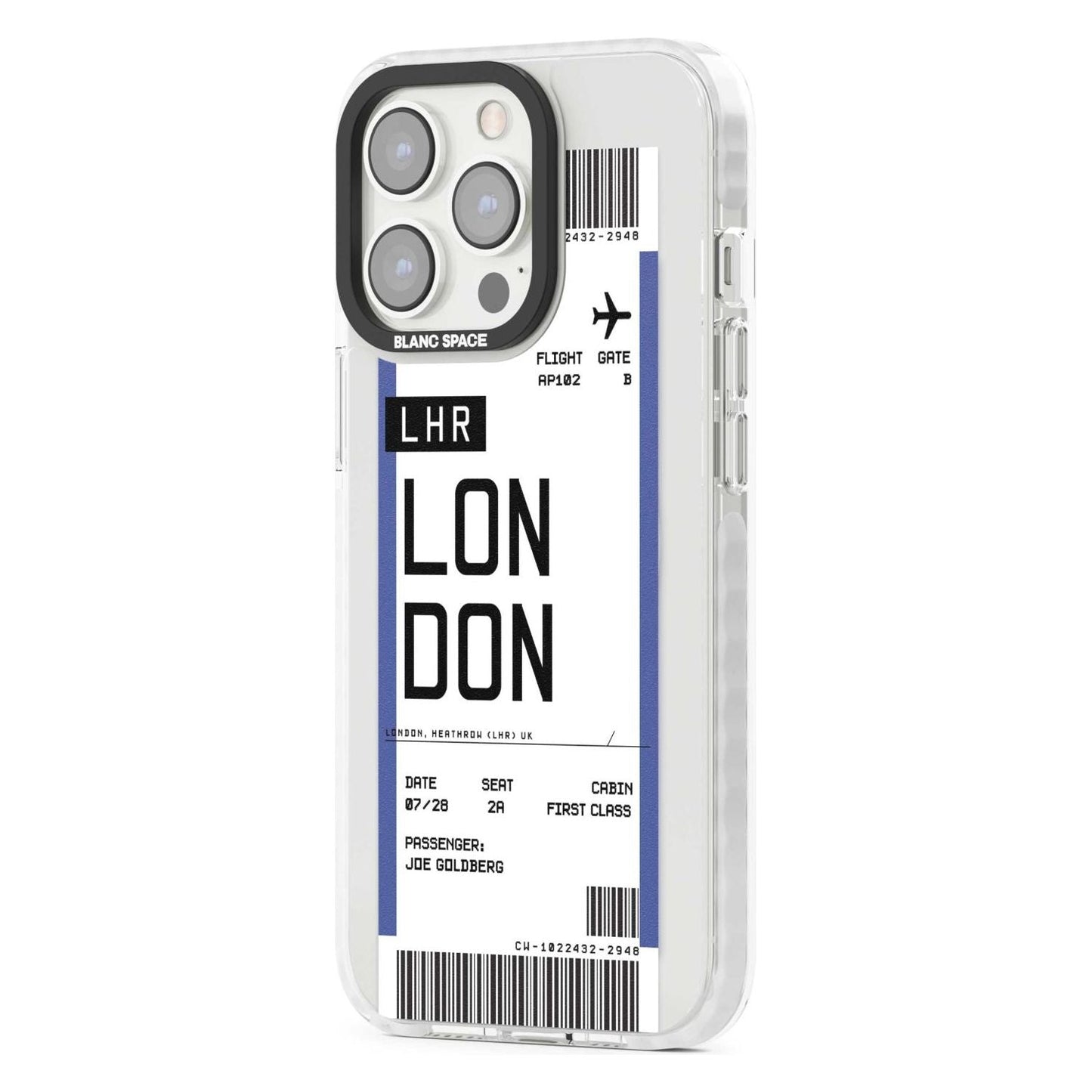 Personalised London Boarding Pass
