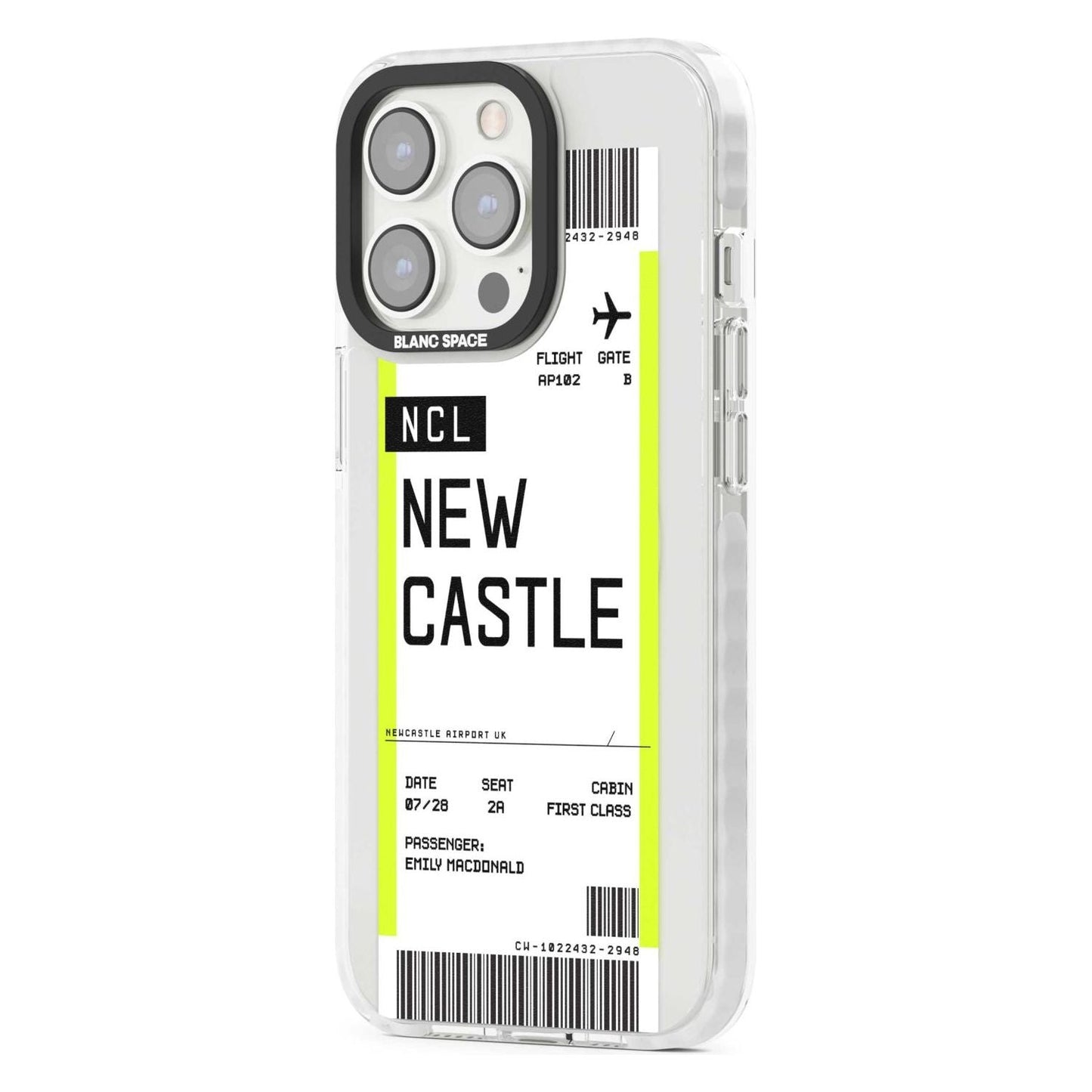 Personalised Newcastle Boarding Pass