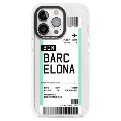 Personalised Barcelona Boarding Pass