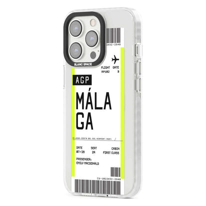 Personalised Málaga Boarding Pass