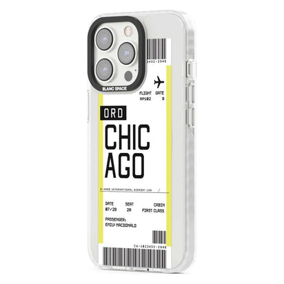 Personalised Chicago Boarding Pass