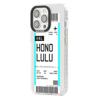 Personalised Honolulu Boarding Pass
