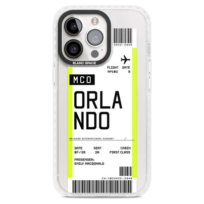 Personalised Orlando Boarding Pass