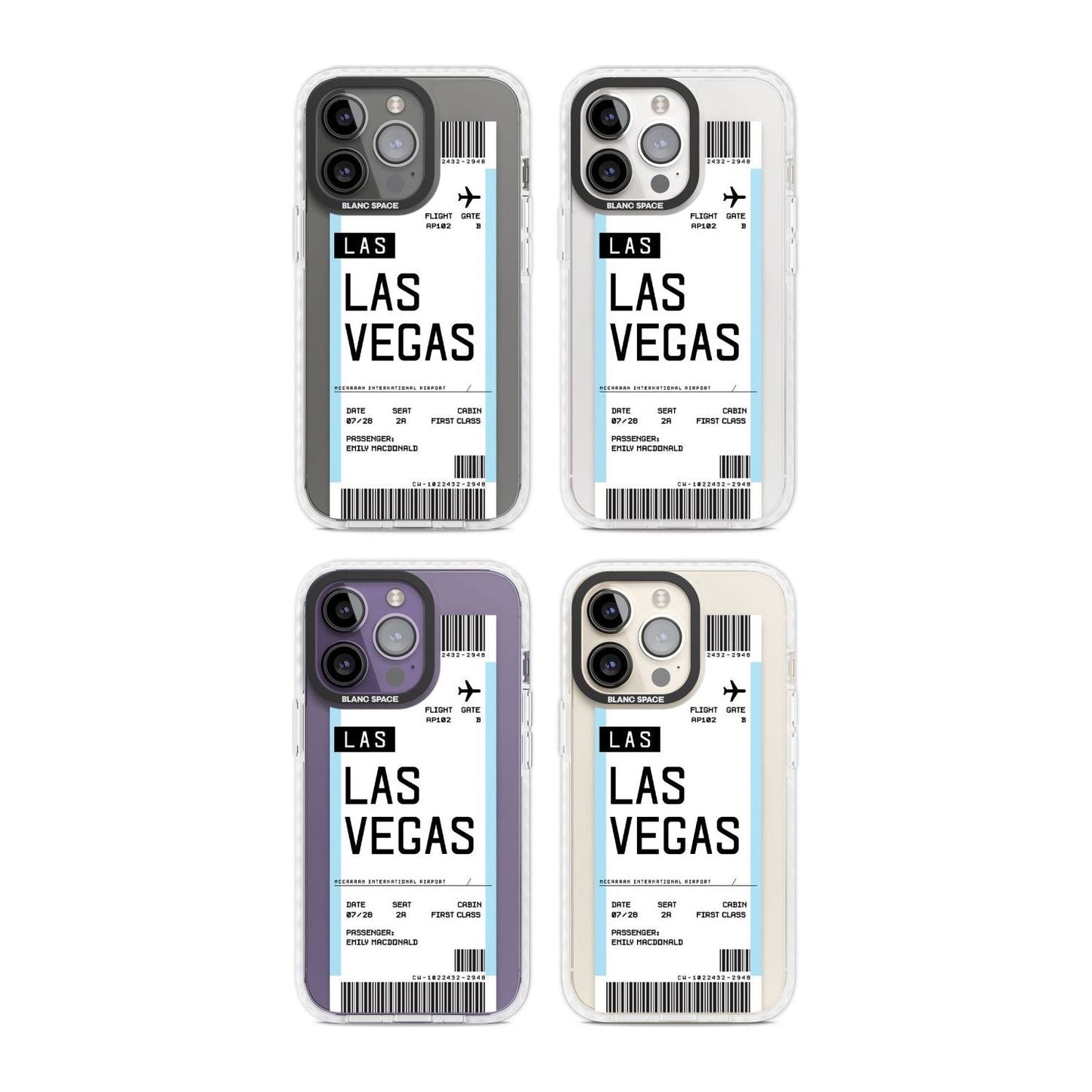 Personalised Las Vegas Boarding Pass