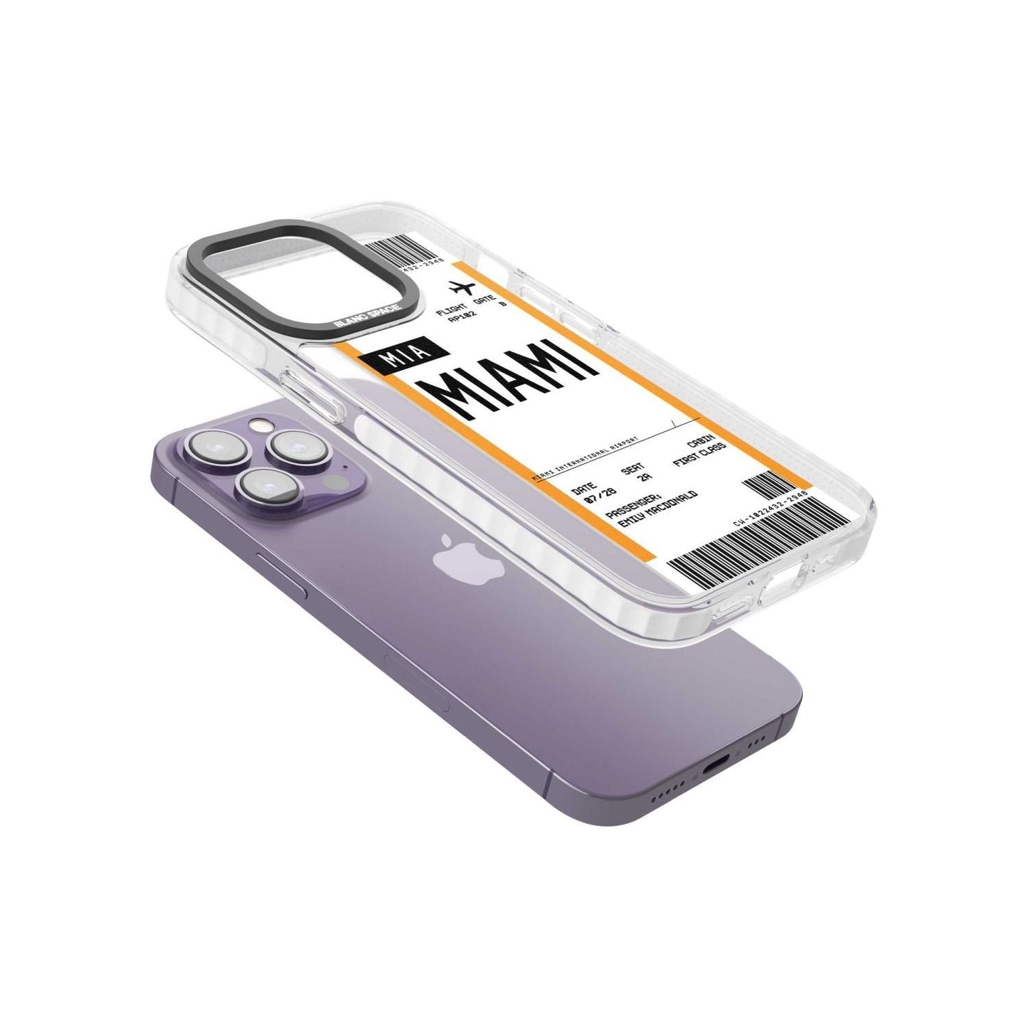 Personalised Miami Boarding Pass