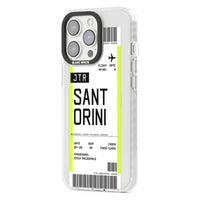 Personalisierte Bordkarte für Santorini