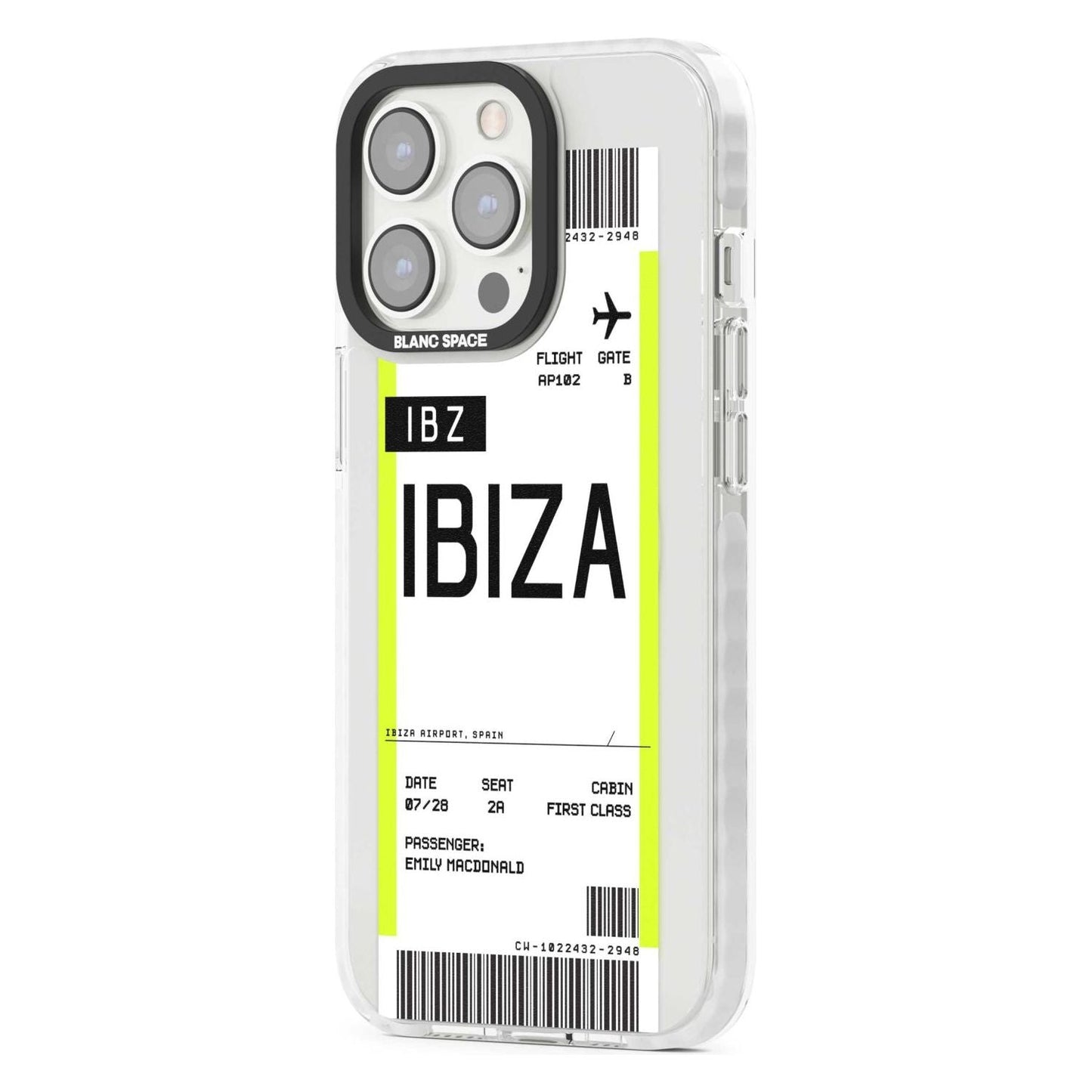 Personalised Ibiza Boarding Pass
