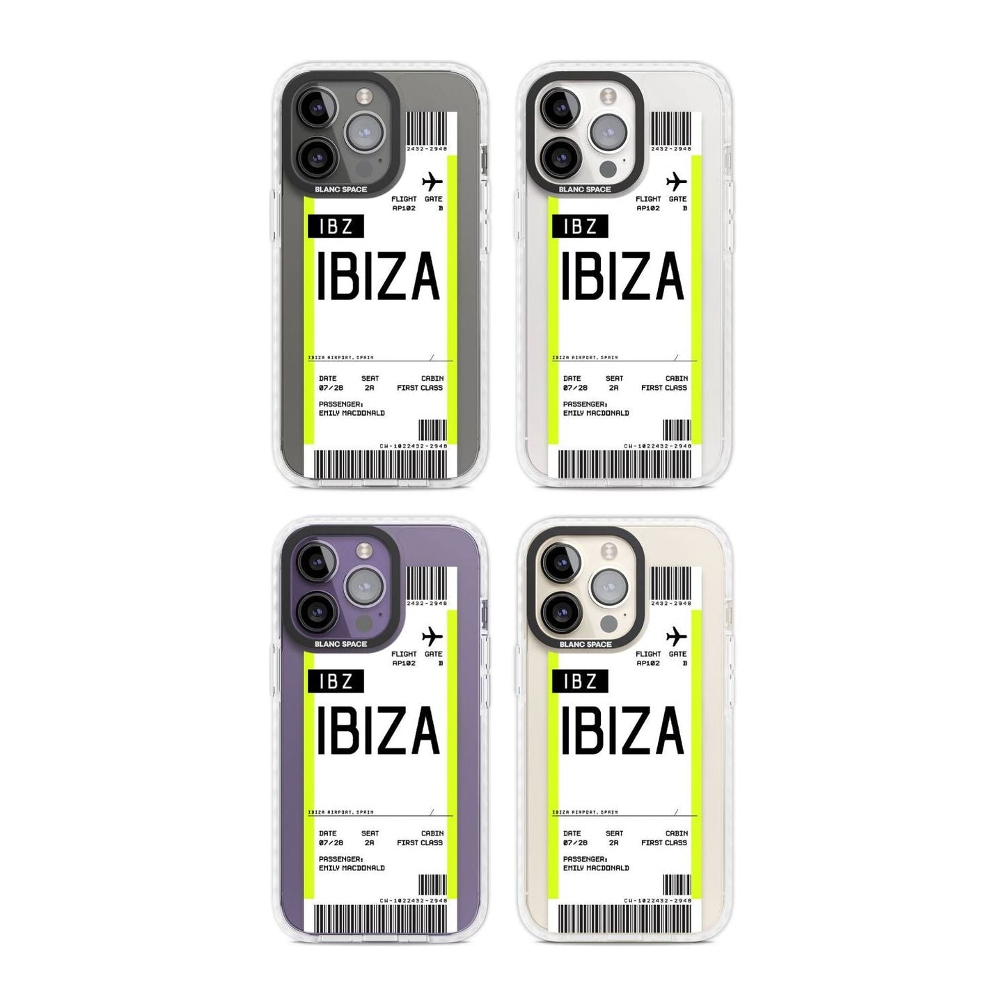 Personalised Ibiza Boarding Pass