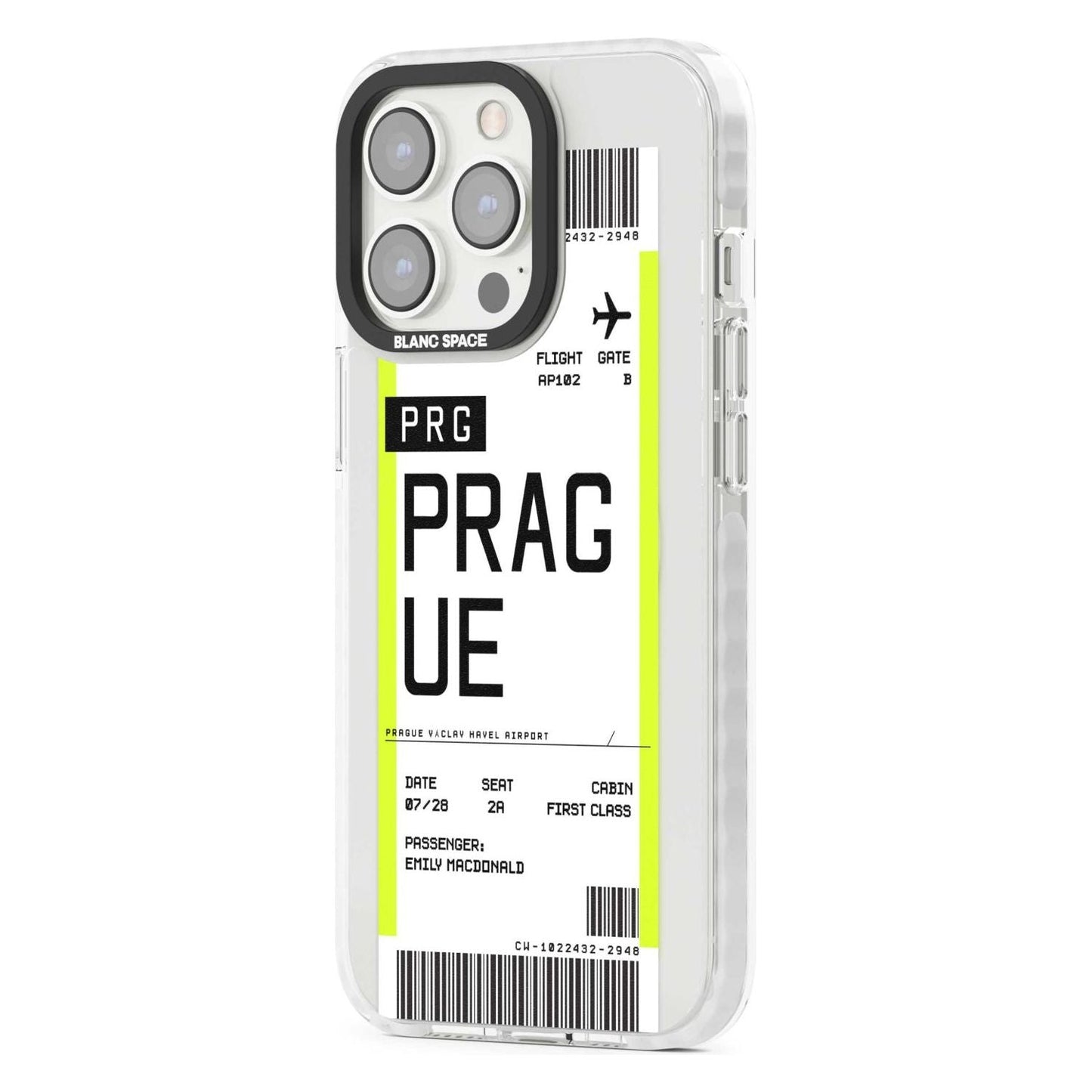 Personalised Prague Boarding Pass