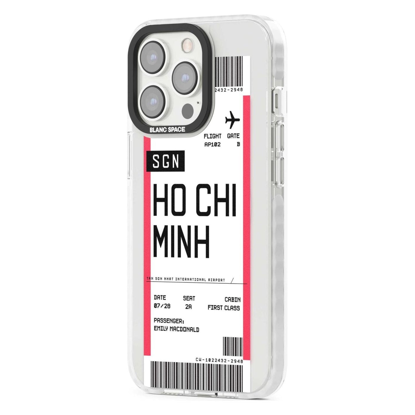 Personalised Ho Chi Minh Boarding Pass