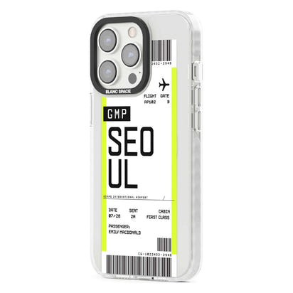 Personalised Seoul Boarding Pass