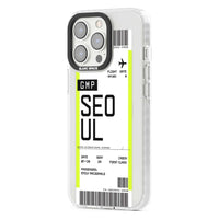 Personalised Seoul Boarding Pass