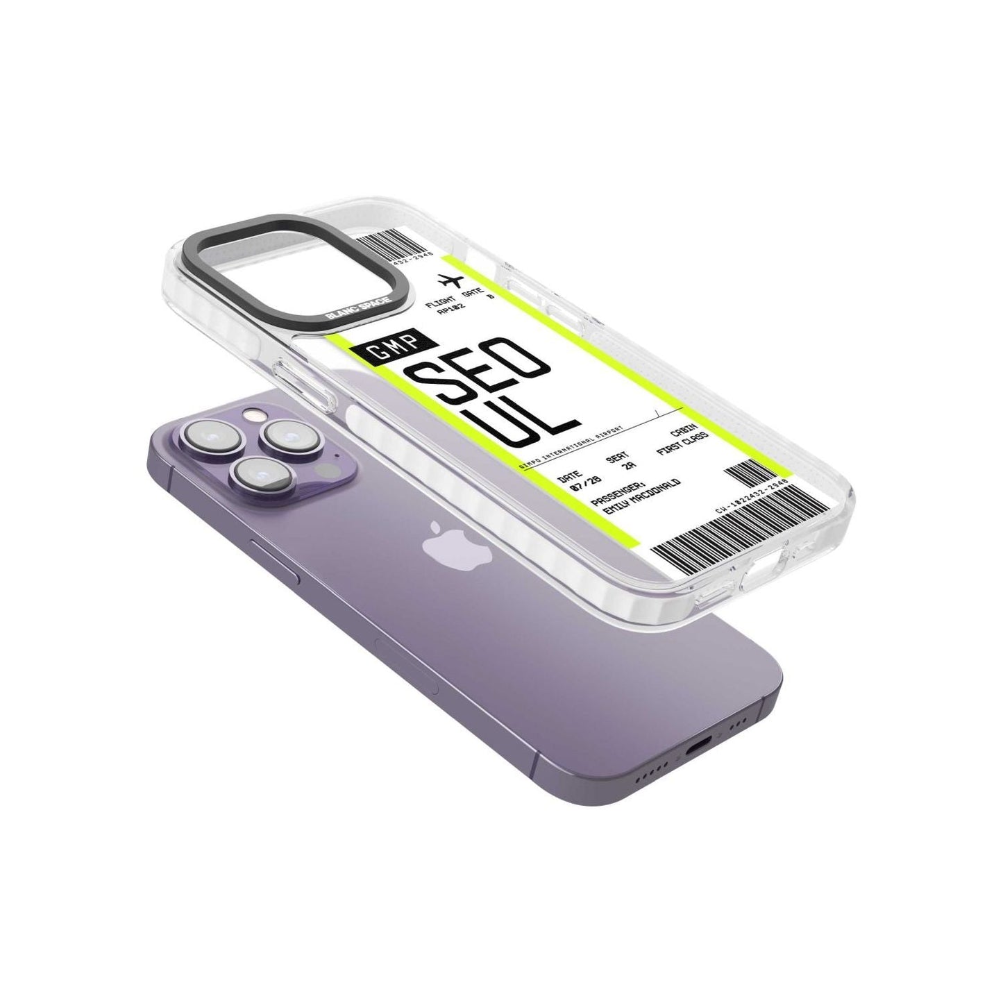 Personalised Seoul Boarding Pass