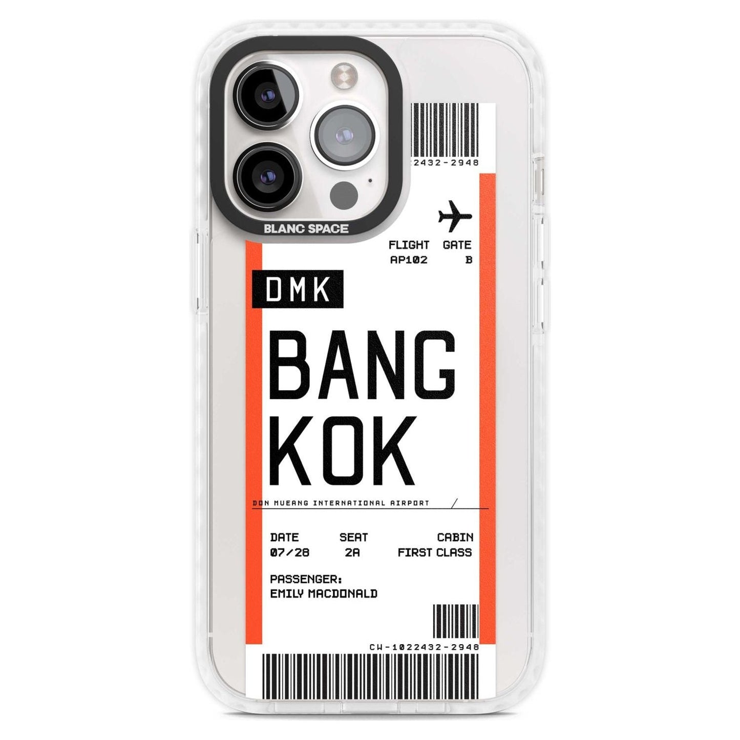 Personalised Bangkok Boarding Pass