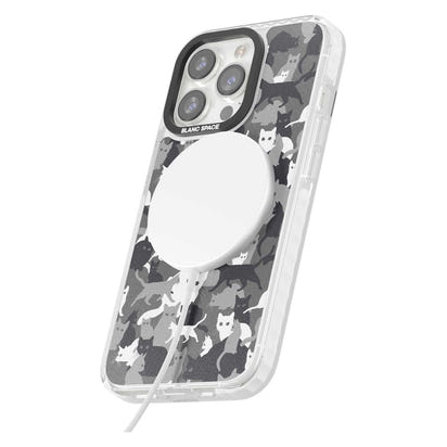 Dunkelgraue Katzentarnung