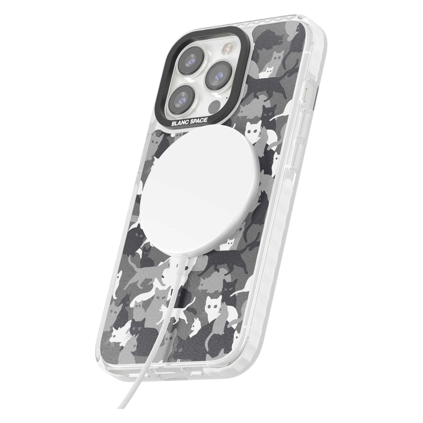 Dunkelgraue Katzentarnung