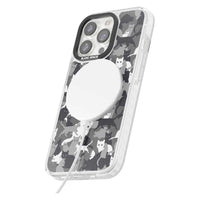 Dunkelgraue Katzentarnung