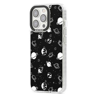 White Planets On Black