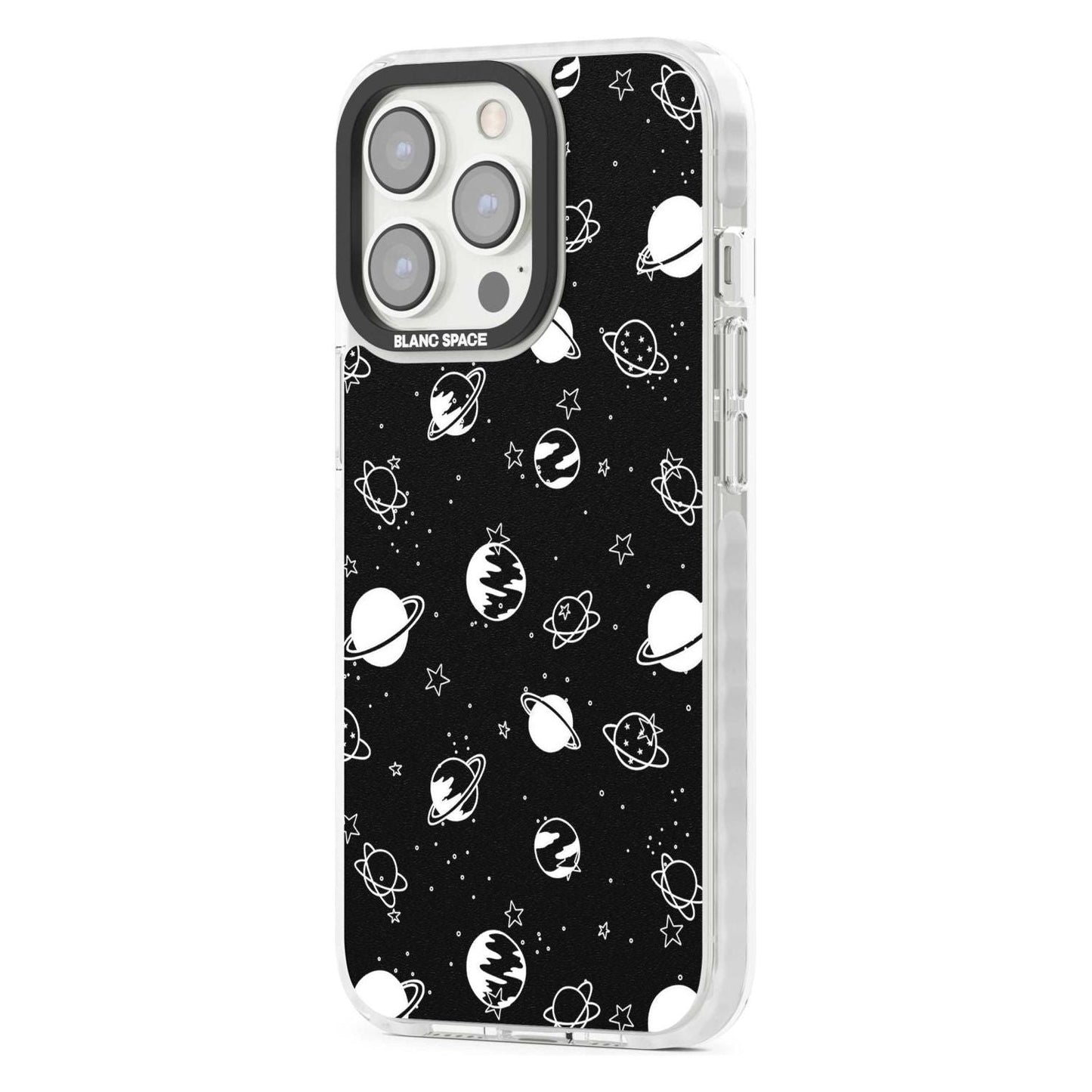 White Planets On Black