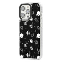 White Planets On Black