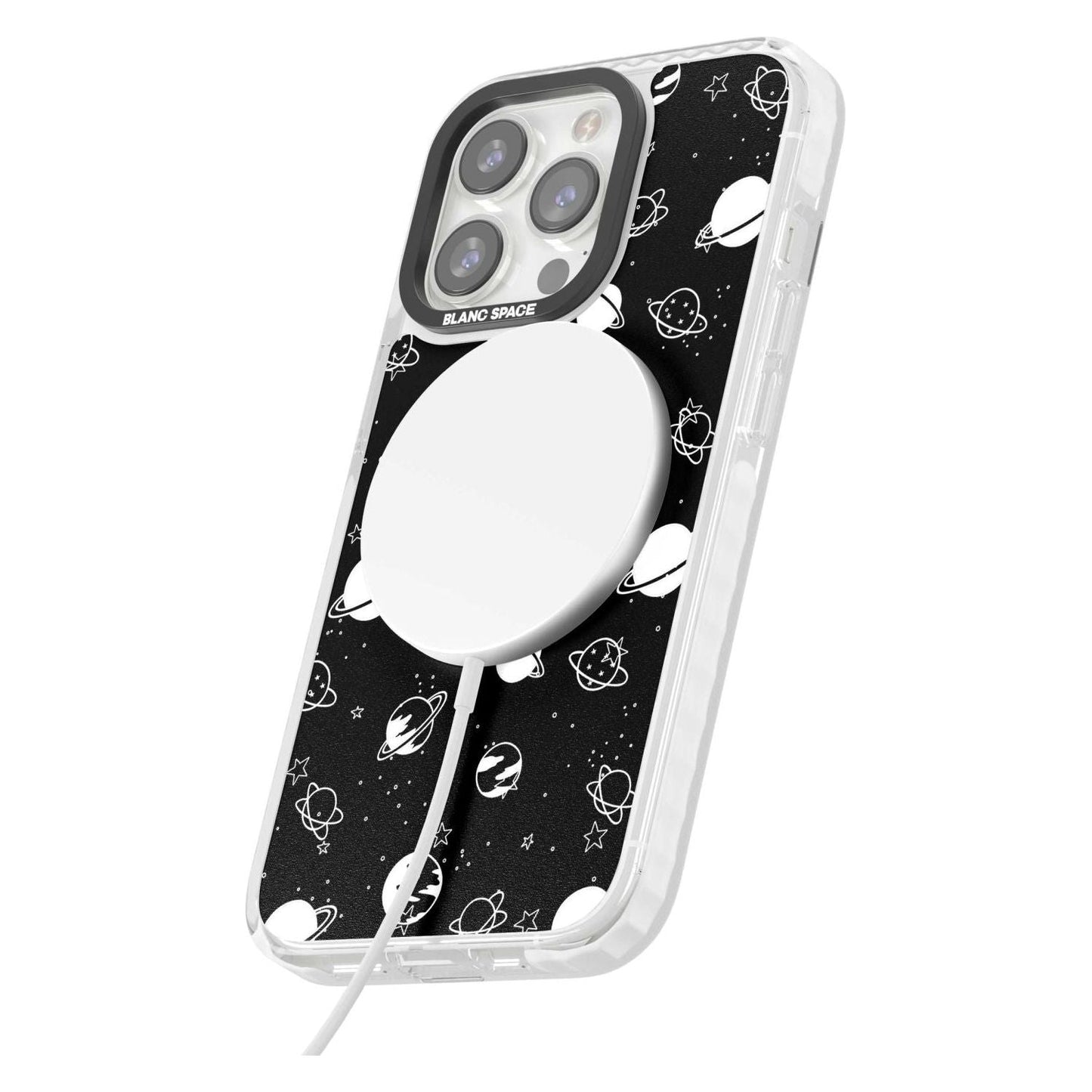 White Planets On Black