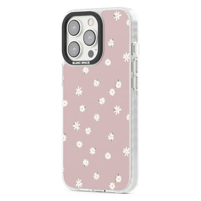 Marguerite rose poudré