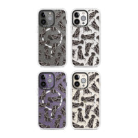 Black Labrador Watercolor Pattern