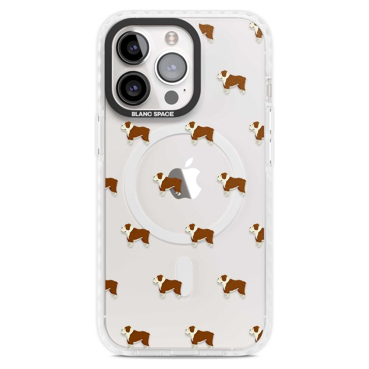 Motif bouledogue clair