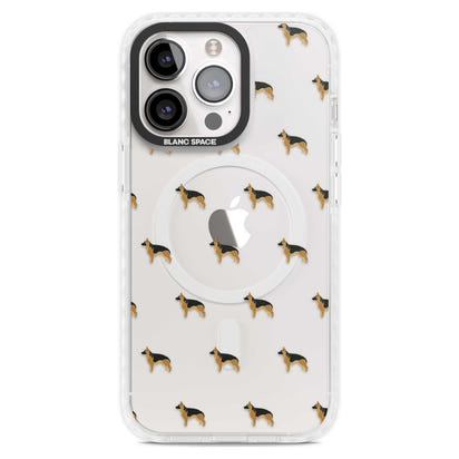 German Shepherd Pattern Clear