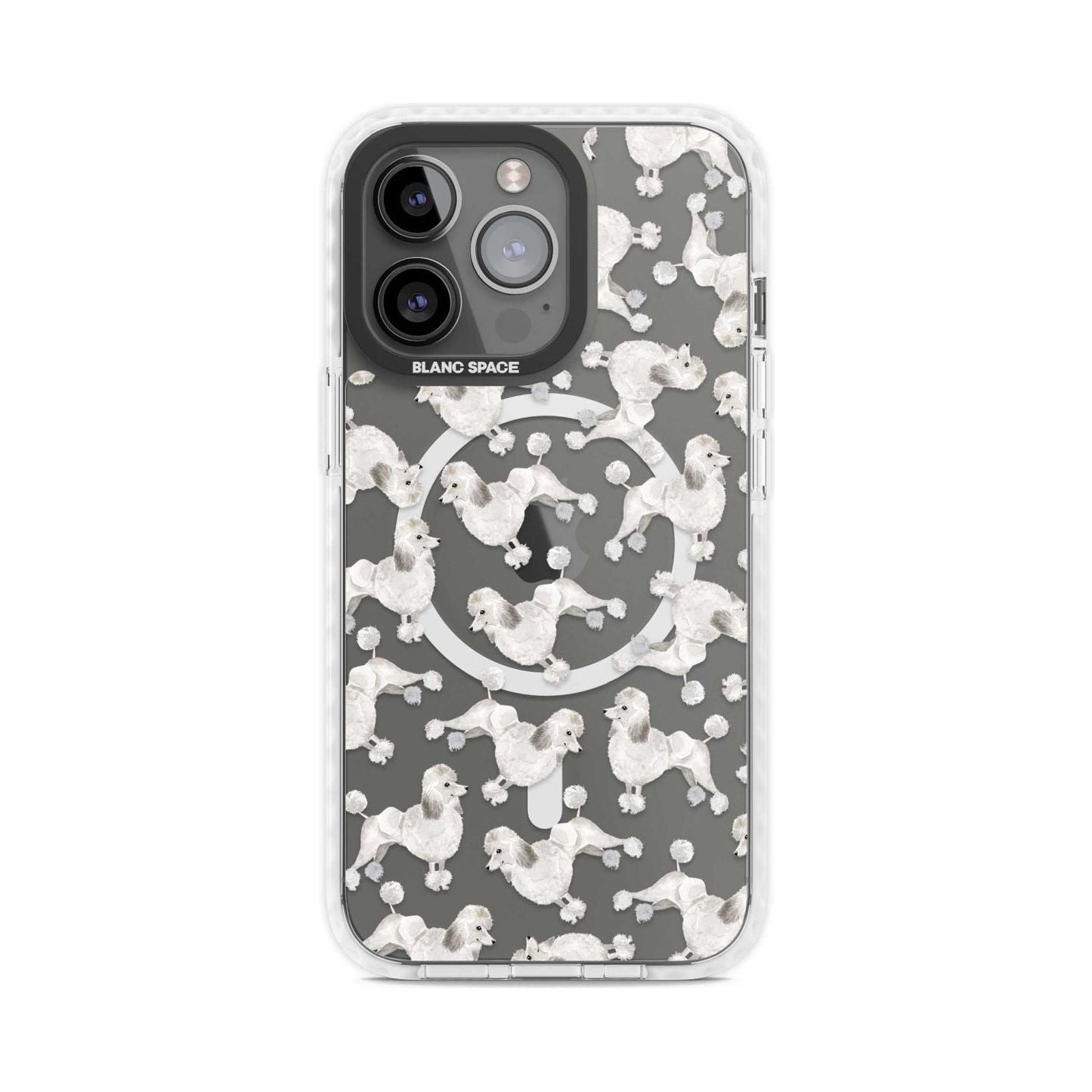 Pudel-Aquarellmuster