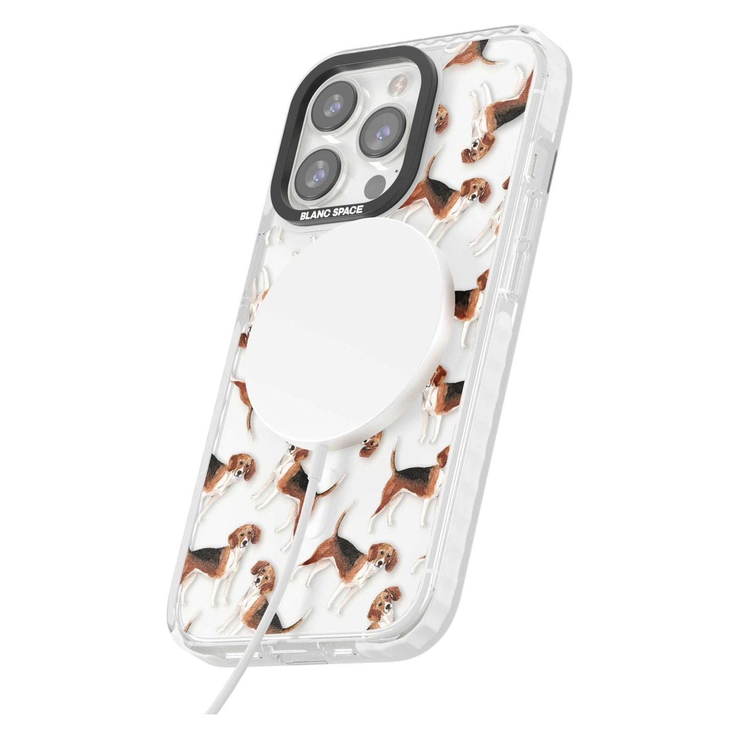 Beagle Watercolor Pattern