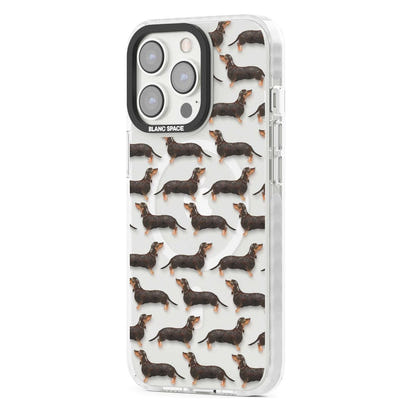 Dachshund Pattern Black Tan