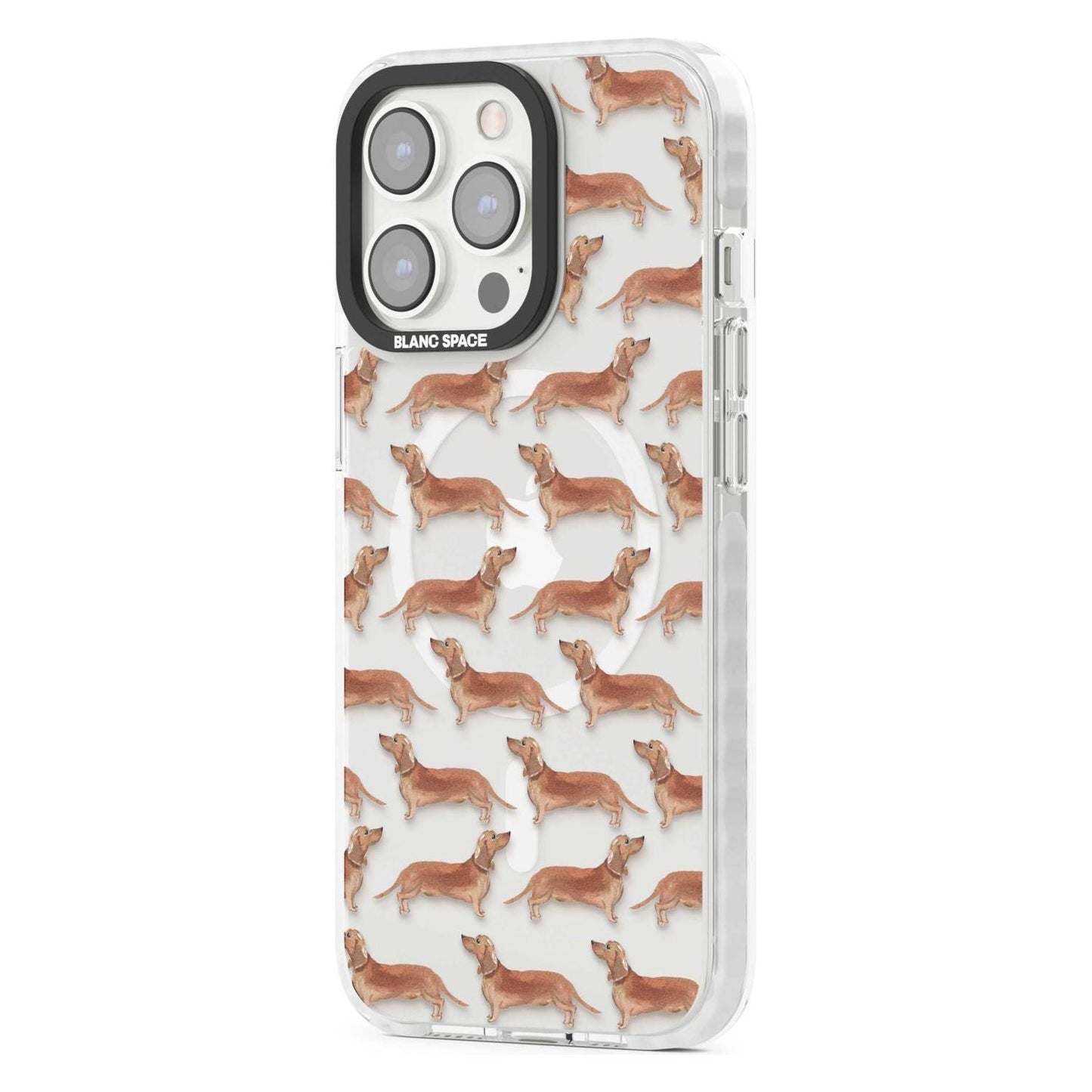 Dachshund Watercolor Dog Pattern